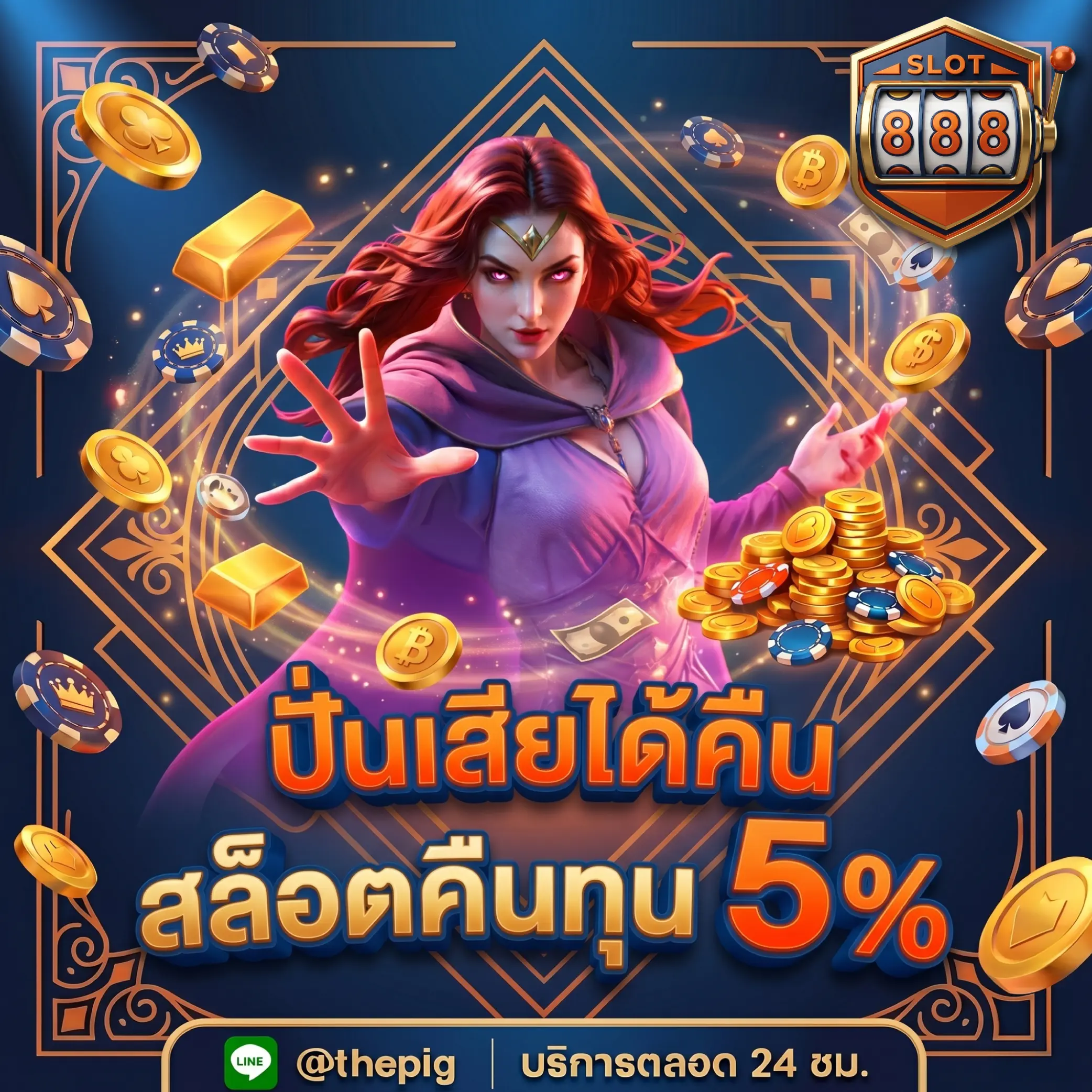 slot888m ปั่นเสียได้คืน 5%