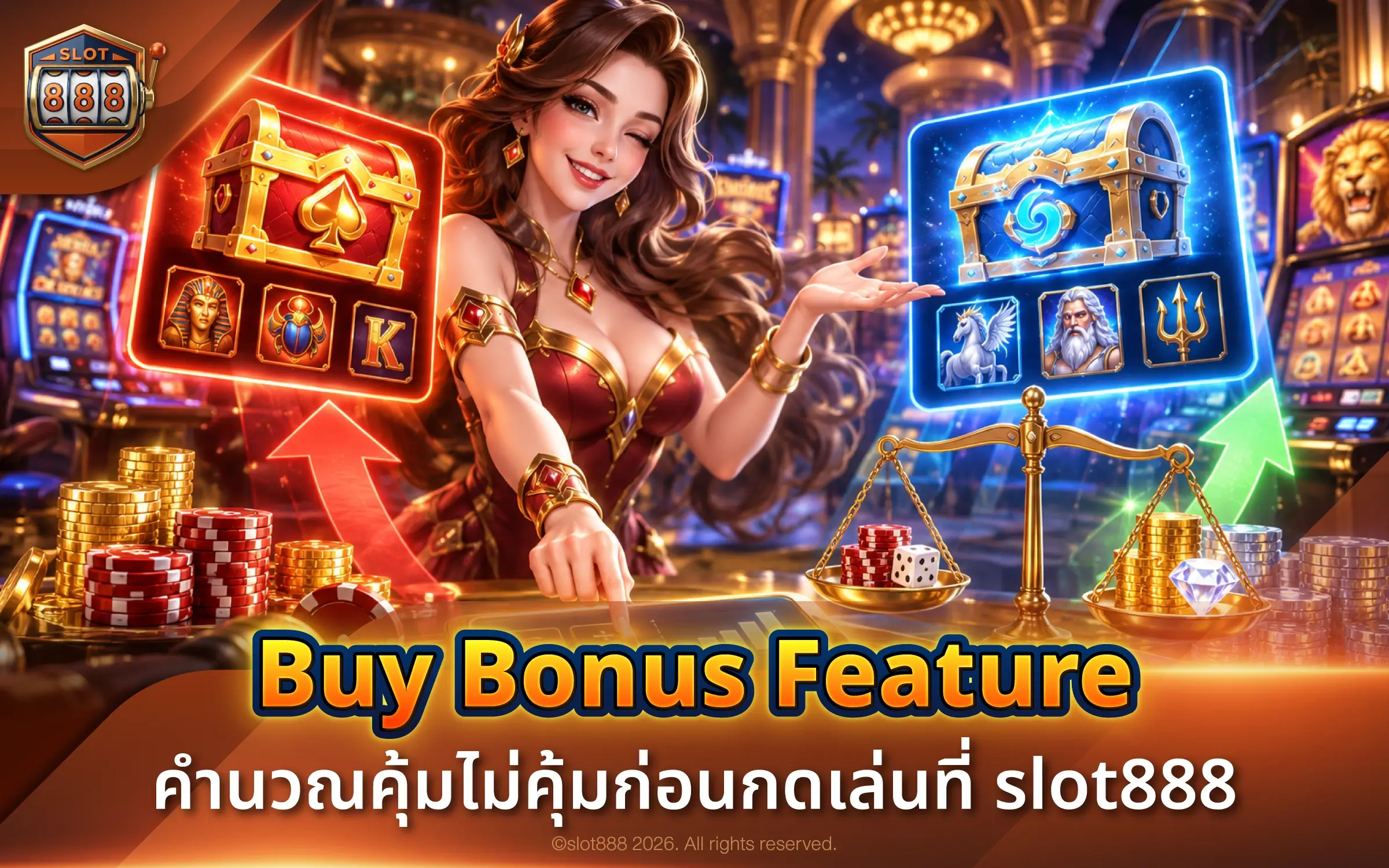 Buy Bonus Feature คำนวณคุ้มไม่คุ้มก่อนกดเล่นที่ slot888